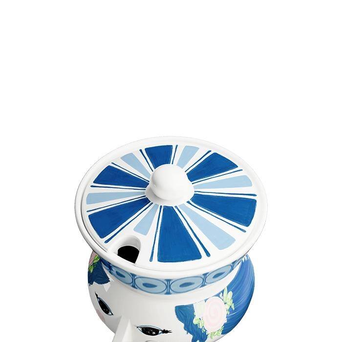 Dora Bowl, Blue, Ø: 3.7" - Ø: 3.7"