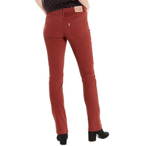 womens red levis jeans
