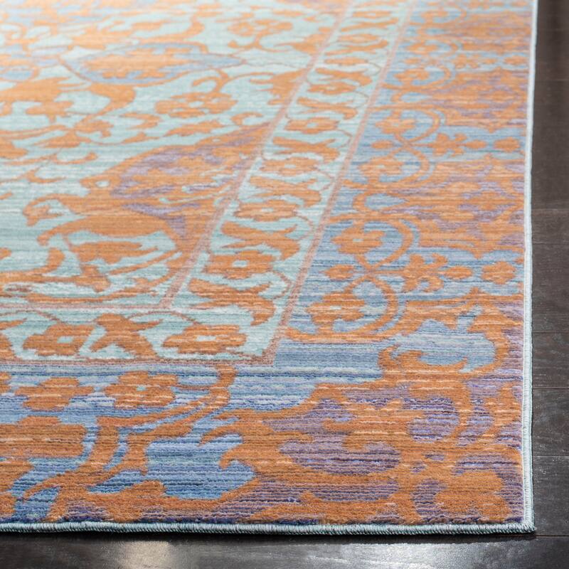 SAFAVIEH Valencia Kanika Distressed Vintage Boho Oriental Polyester Rug
