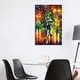 preview thumbnail 6 of 5, iCanvas "Rainy Dance II" by Leonid Afremov Canvas Print 40x26x1.5