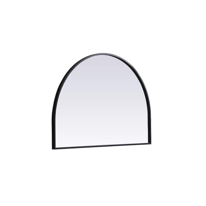 Indigo Home Metal Frame Arch Mirror 33x24 Inch