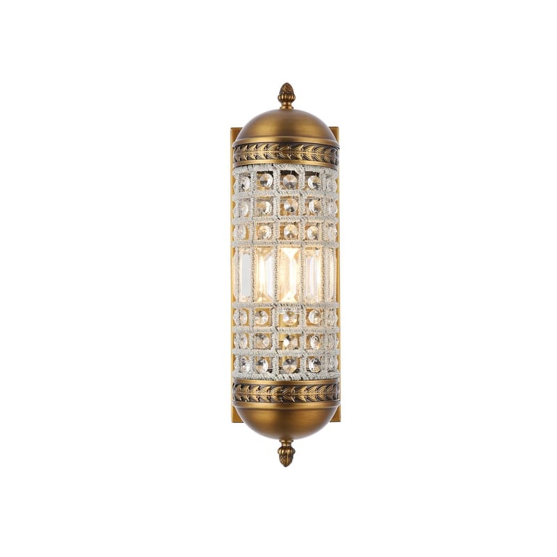 Bombay? Winsted Collection Crystal Trellis Wall Sconce