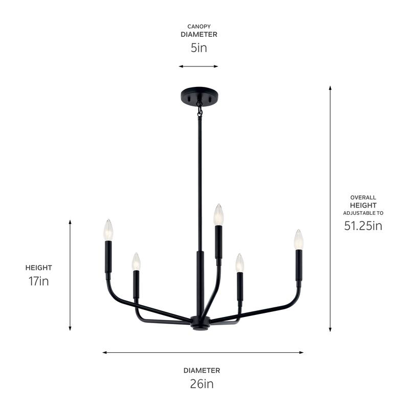 Kichler Lighting Madden Candle Chandelier