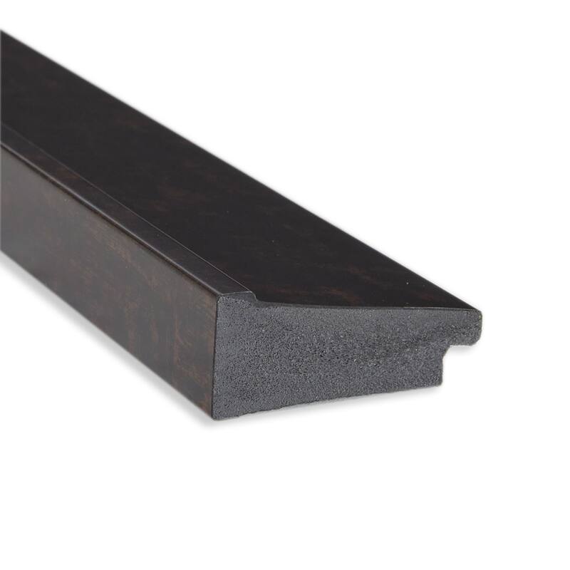 Non-Beveled Wood Full Length Floor Leaner Mirror - William Frame