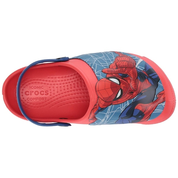 spiderman light up crocs