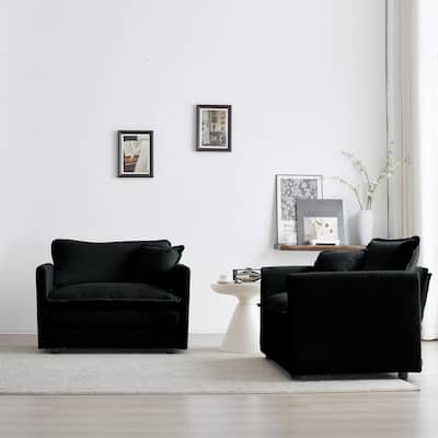 GDFStudio - Lila Chenille Two-Seater Sofa with Modular Flexibility and Plush Comfort