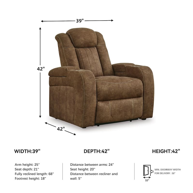 Signature Design by Ashley Wolfridge Brindle Power Recliner