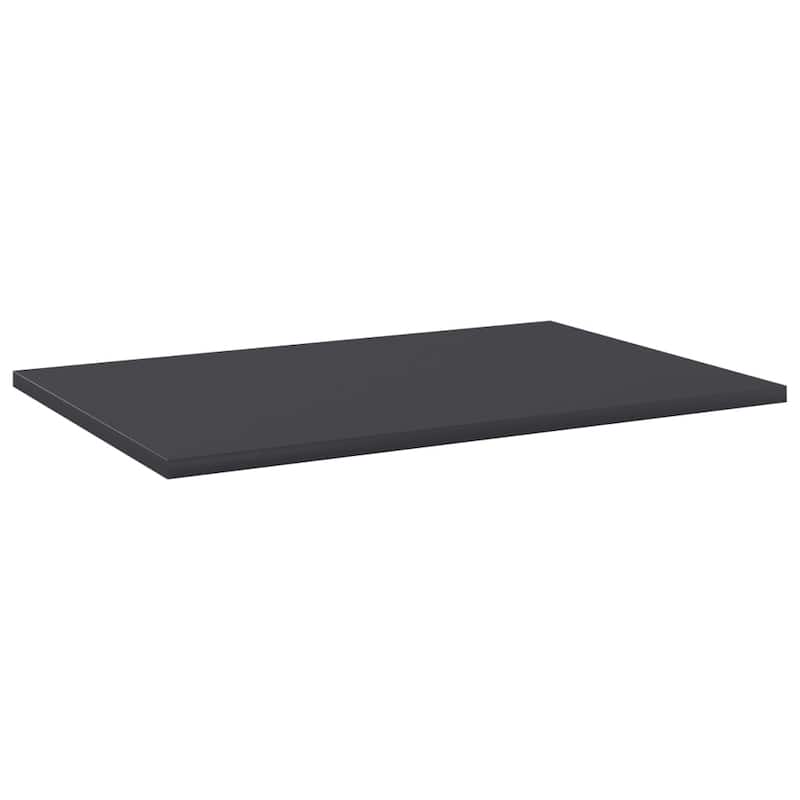 vidaXL Bookshelf Boards 4 pcs Gray 23.6"x15.7"x0.6" Chipboard