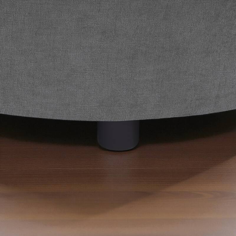 84.6" Modern L-Shaped Sectional Sofa with Curved Chaise Lounge, USB Ports and Storage Pockets, Chenille Couch for Living Room