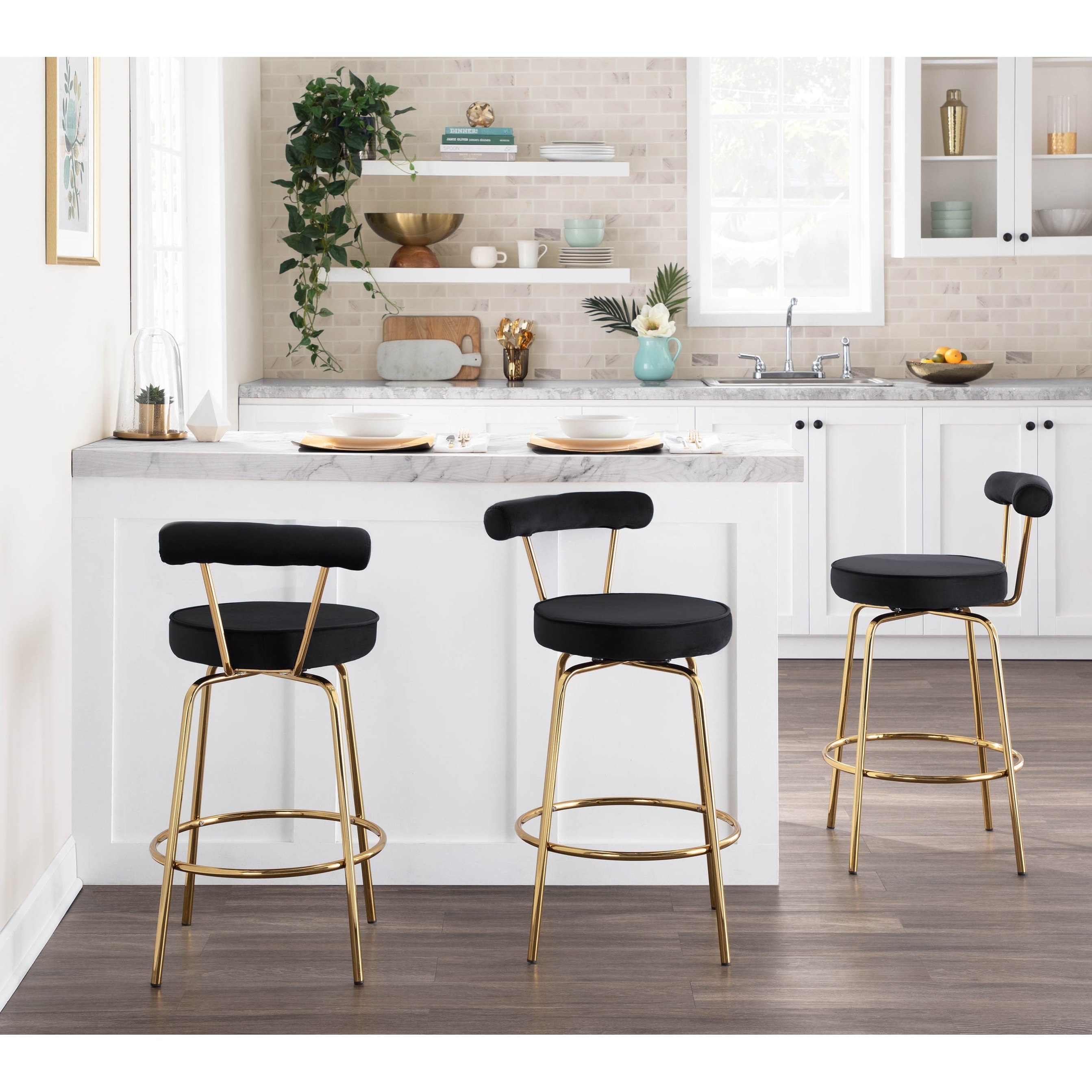 Glam counter stools store