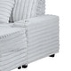 preview thumbnail 9 of 8, Symphony 67"W Corduroy Oversized Sofa Chaise Lounge Chair with Cupholders and USB Charging Port