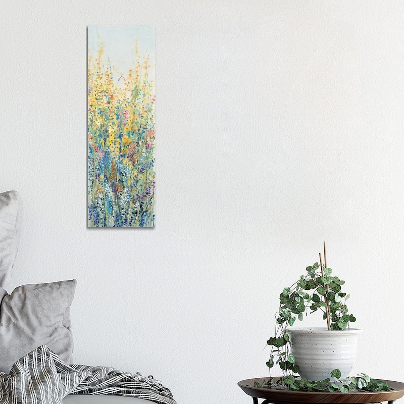 iCanvas "Wildflower Panel III" by Tim OToole Canvas Print - 36x12x1.5
