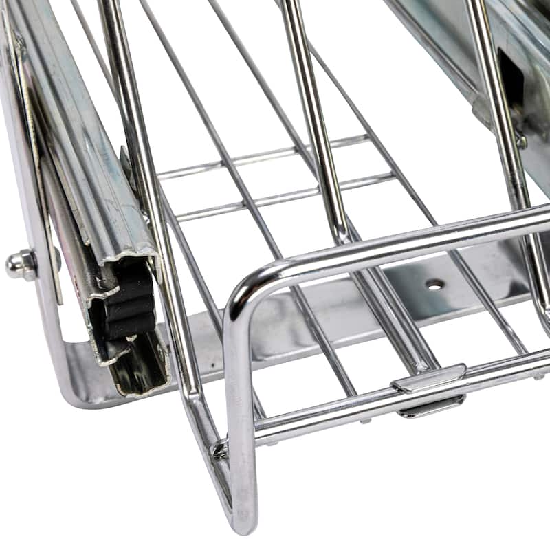 Household Essentials Chrome-Plated Steel Storage Organizer