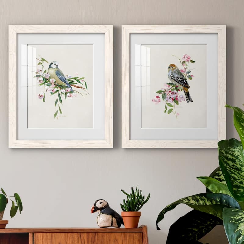 Spring Song Blue Bird-Premium Framed Print - Ready to Hang