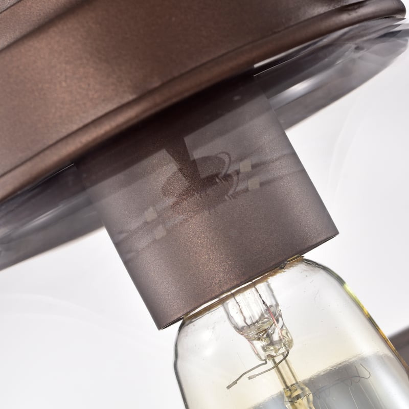 1-light Oil Rubbed Bronze Hanging Pendant