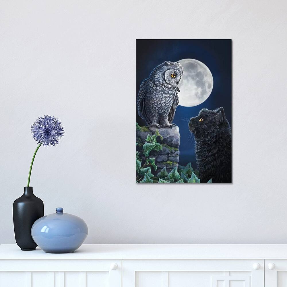 iCanvas "Purrfect Wisdom" by Lisa Parker Canvas Print