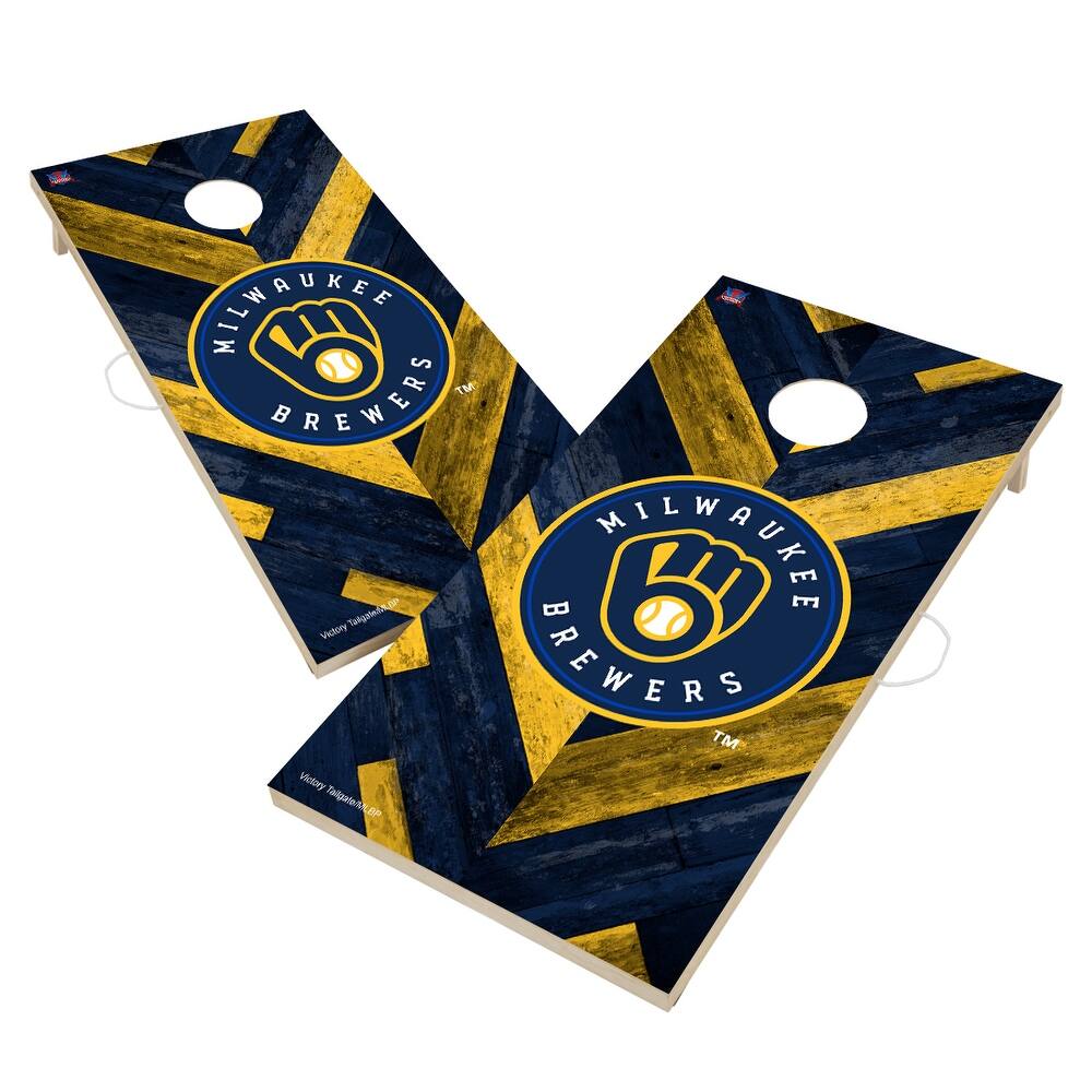 Milwaukee Brewers MLB Cornhole Board Set