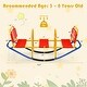 preview thumbnail 12 of 19, Outdoor Kids Toy Gift Teeter Totter for Children Boys Girl - 53.5" x 15" x 23" (L x W x H)
