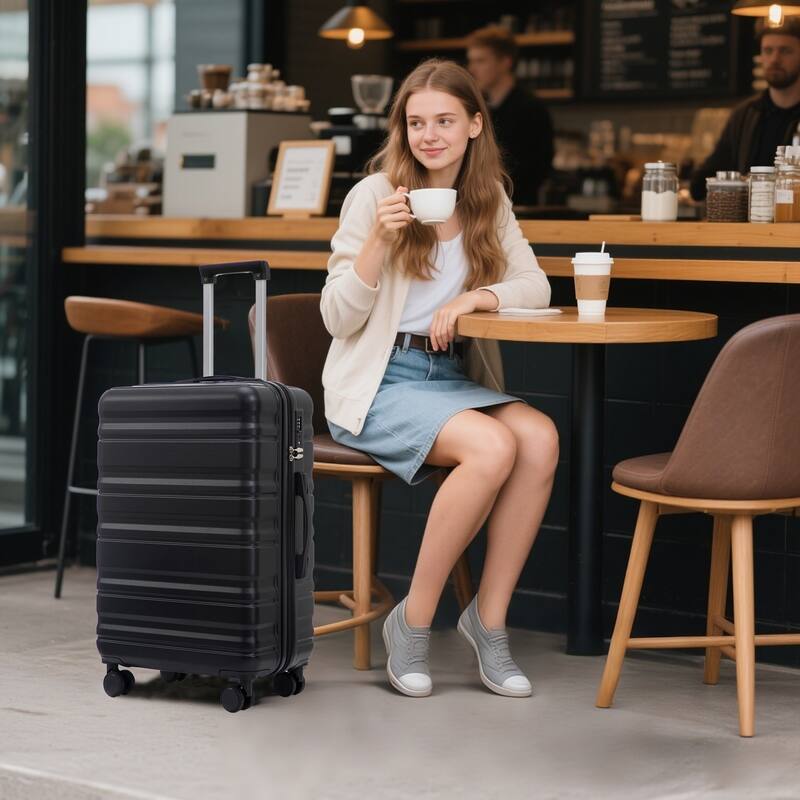 Luggage Sets 3 Piece Suitcases with Wheels, Suitcase Set ABS Hard Case Luggage with TSA Combination Lock, for Men and Women