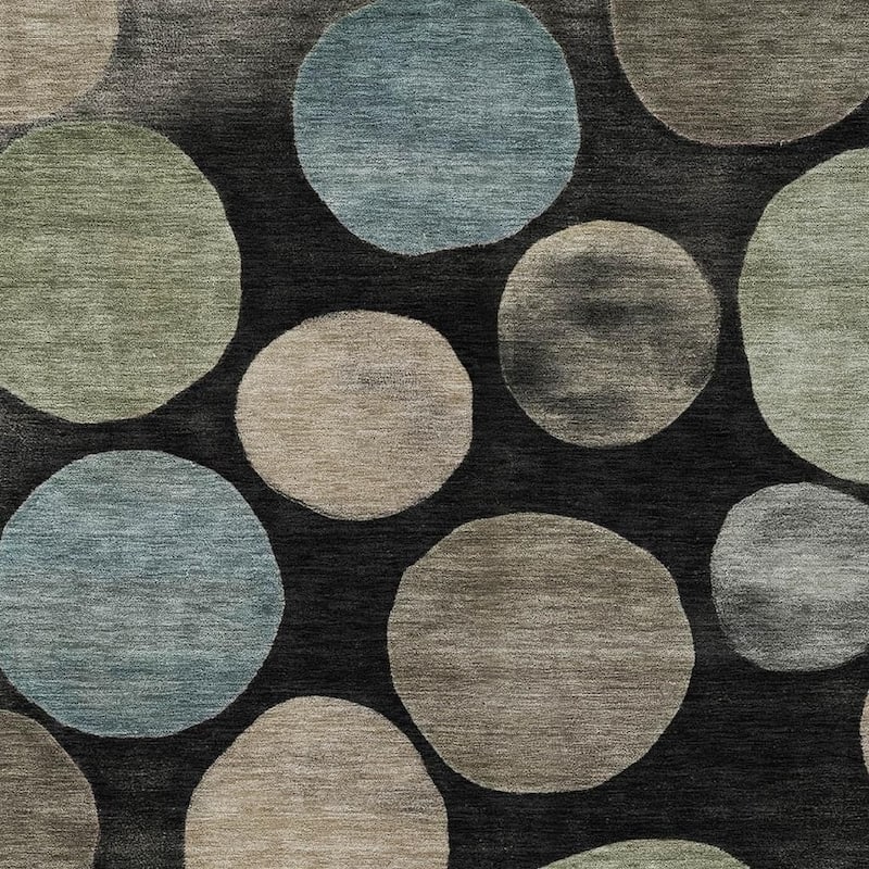 HomeRoots Geometric Transitional Rectangle Outdoor Rug