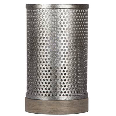 Adesso Steel Mesh Industrial Table Lantern