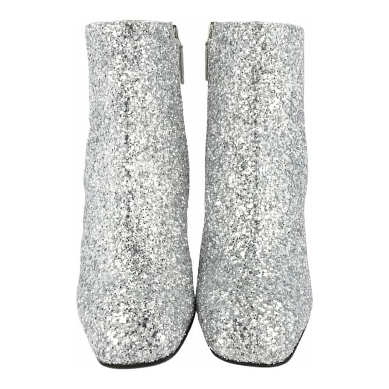 Ferragamo Sal 85 Glitter Ankle Booties