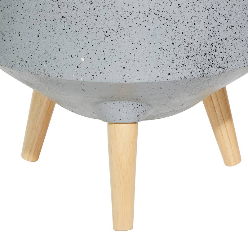 MgO Contemporary Planter (Set of 2) - S/2 10", 12"H