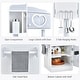 preview thumbnail 3 of 4, Kids Kitchen Play Set Pretend Wooden Play Kitchen with Ice Dispenser