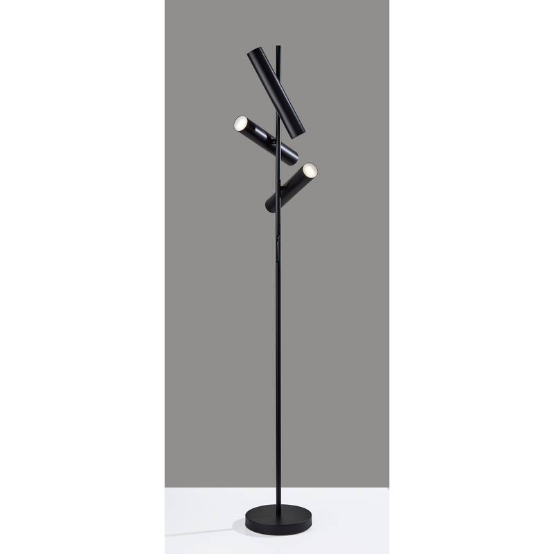 Greer LED Floor Lamp - Black