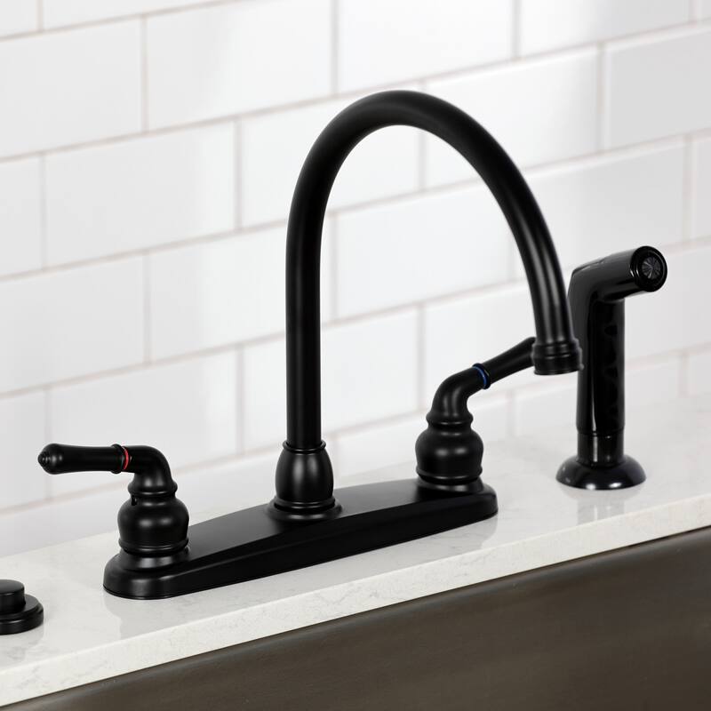 Kingston Brass Magellan 8 in. Centerset Kitchen Faucet with Sprayer