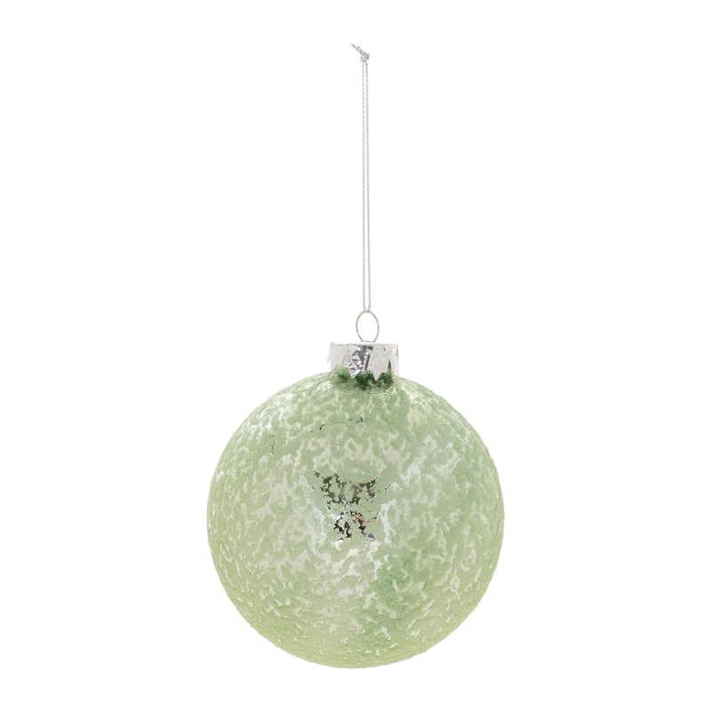 Beaded Glass Ball Ornament (Set of 6) - N/A