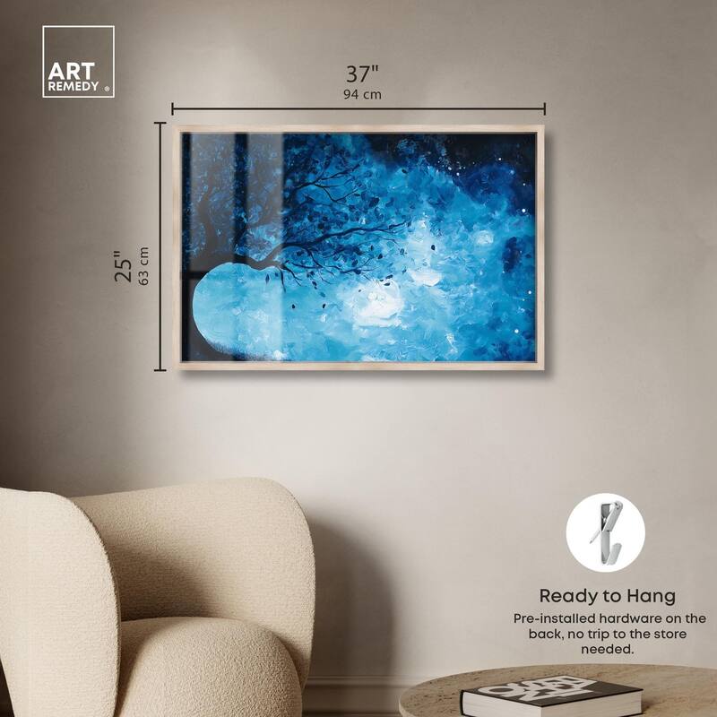 Fire and Ice Tree II Shadowbox by Art Remedy