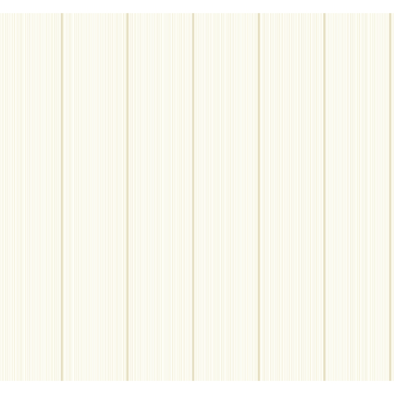 Seabrook Designs Rockefeller Stripe Nonwoven Unpasted Wallpaper - 27 in. W x 27 ft. L - Cream