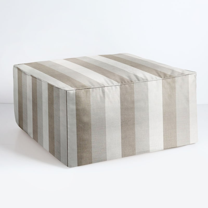 Sorra Home Sunbrella Outdoor Corded Bean Pouf