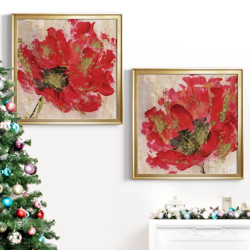 Red Infusion I Premium Framed Canvas - Ready to Hang