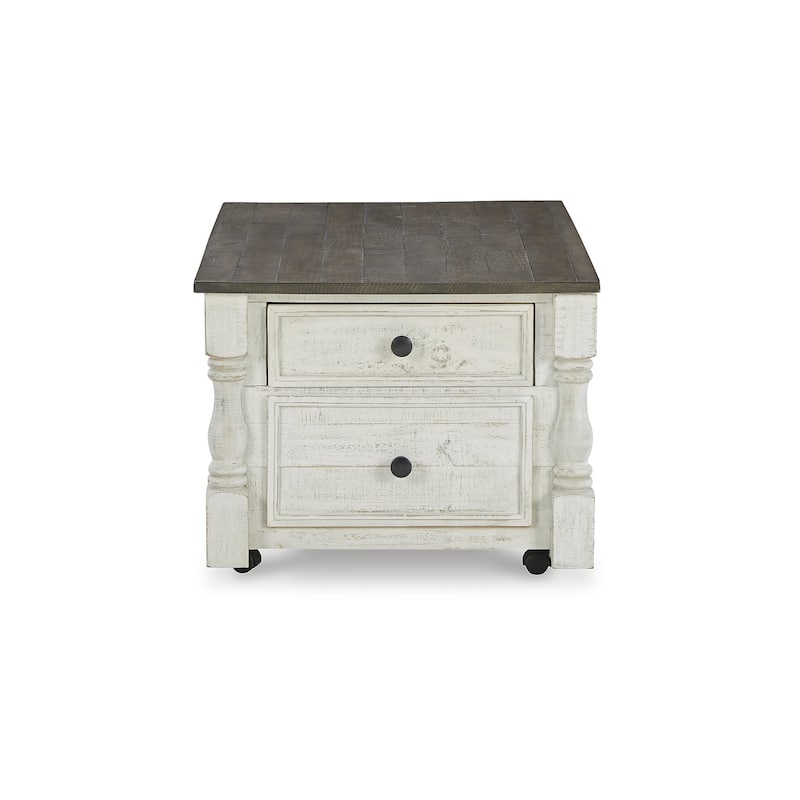 Signature Design by Ashley Havalance White/Gray Lift Top Cocktail Table - 26"W x 46"D x 20"H