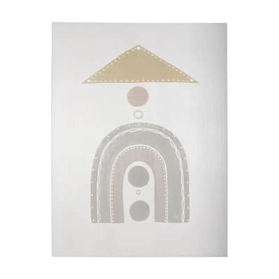 Pavilion Neutral I (42 x 56) Canvas Art Print