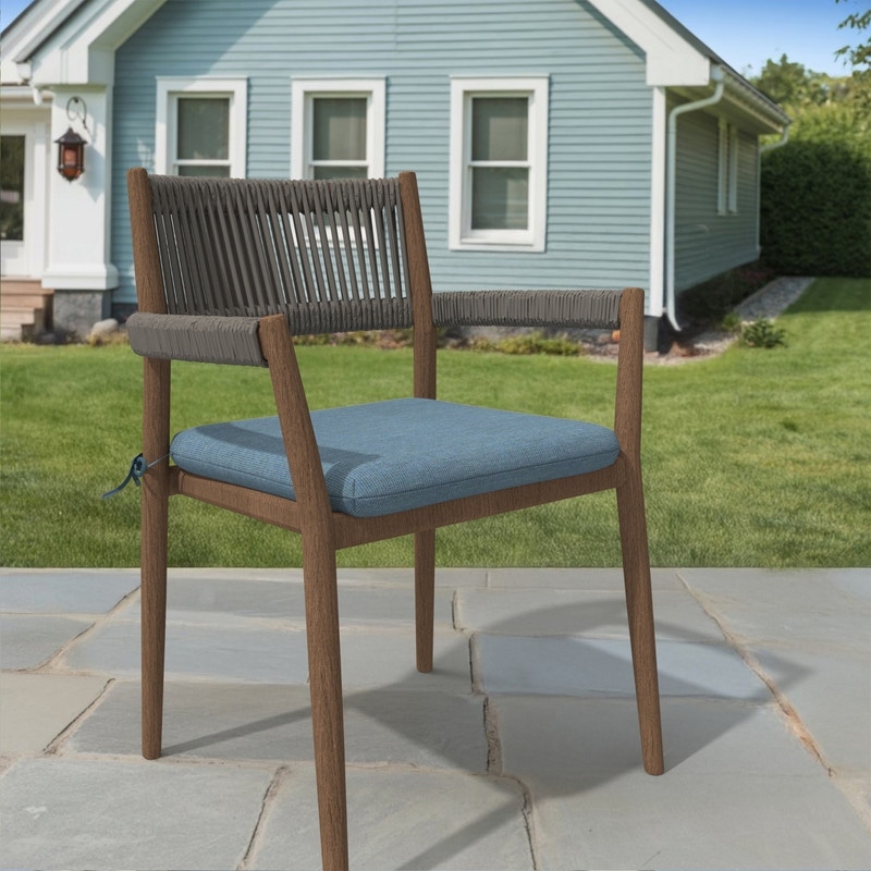 Covers&All Sunbrella Outdoor Dining Chair Cushions, Waterproof, Fade Resistant Seat Pads for Patio Furniture ( 18 x 18 x 3 )