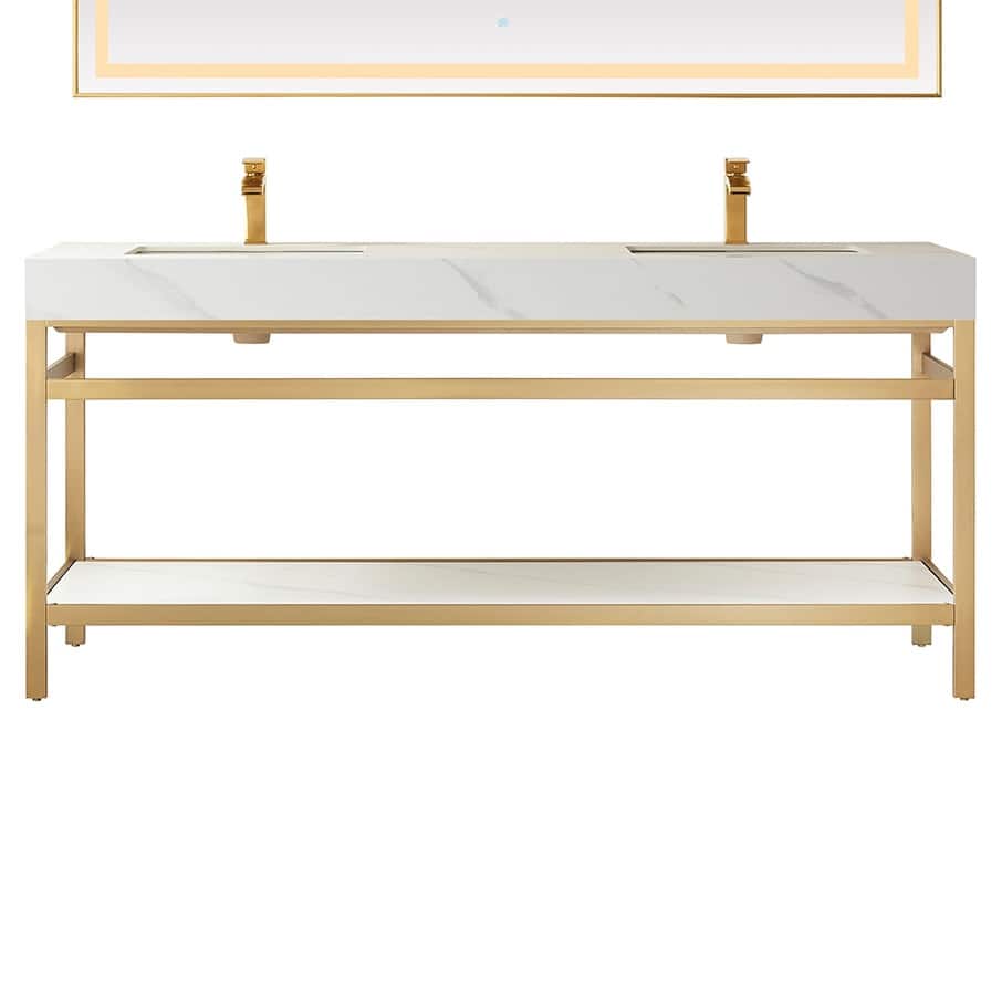 Miseno MV702572-NM Funes 72" Free Standing Double Basin Vanity Set