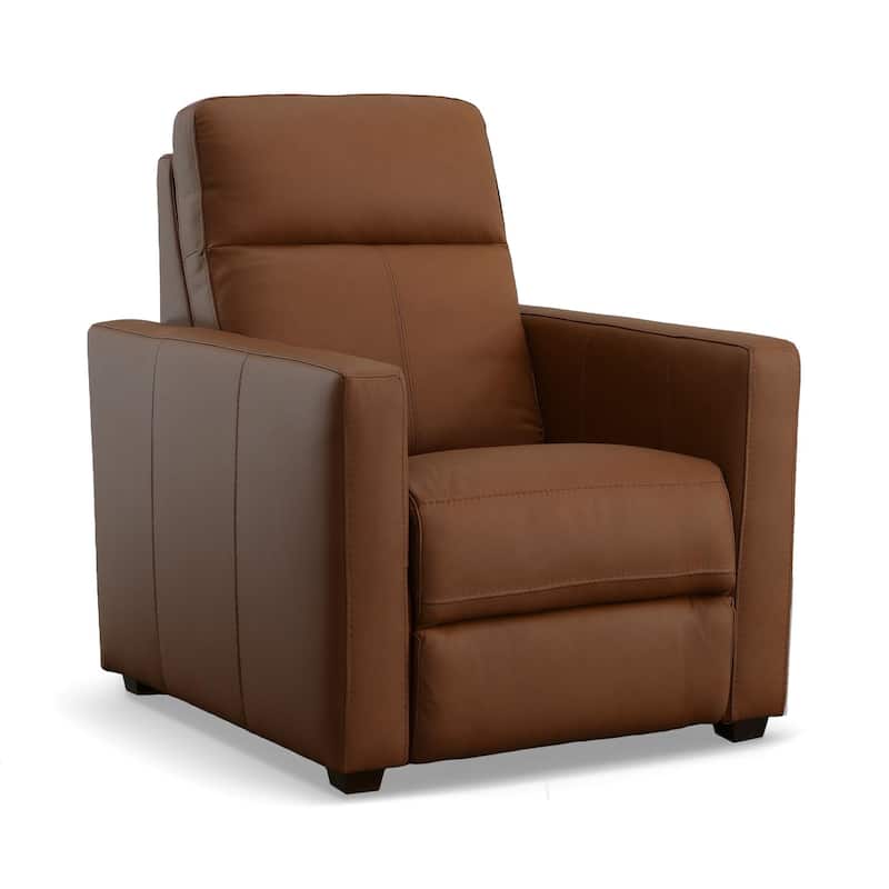 Broadway Leather Power Recliner with Power Headrest by Flexsteel