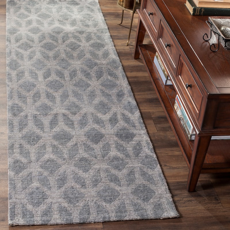 SAFAVIEH Handmade Cape Cod Zahava Coastal Jute Area Rug - 2'3" x 6' Runner - Grey/Gold