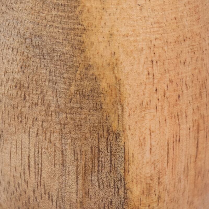 Sagebrook Home Wood, Coned Mushroom, Novelty, Two Tone, Decoration for Interior Design