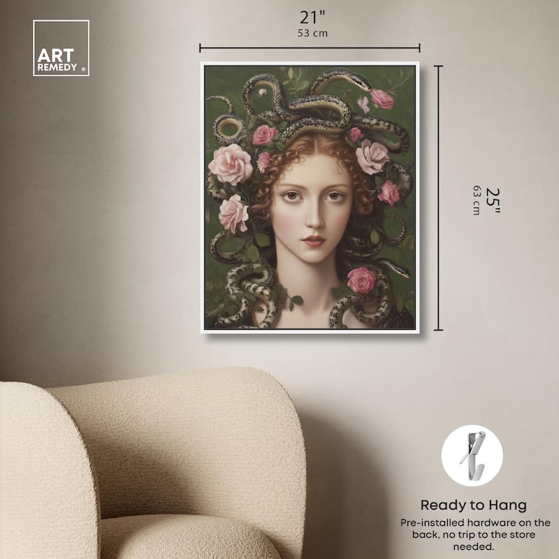 Medusa Canvas by Art Remedy
