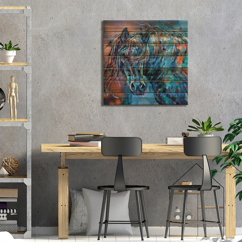 Wild One Print On Wood by Lindsey Dahl - Multi-Color