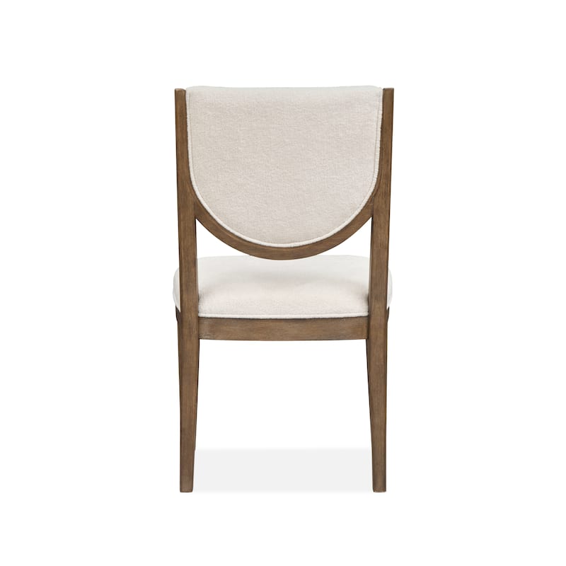 Magnussen Home Westbourne Dark Umber Upholstered Side Chair Two Pack - 20.13''W x 23.5''D x 36''H