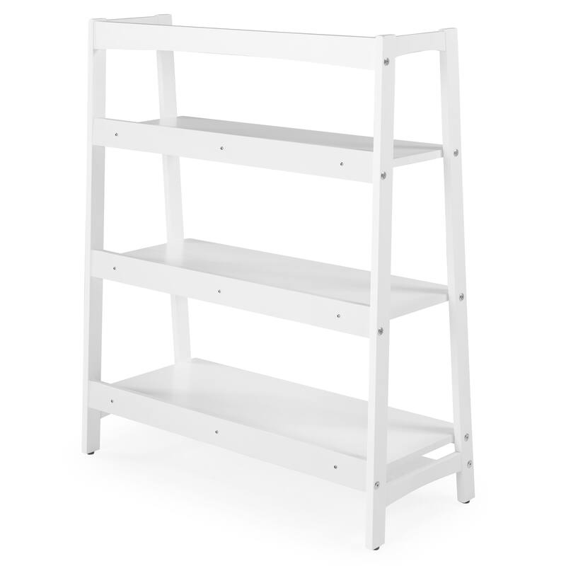 Mid Century Solid Wood Open Shelving Unit