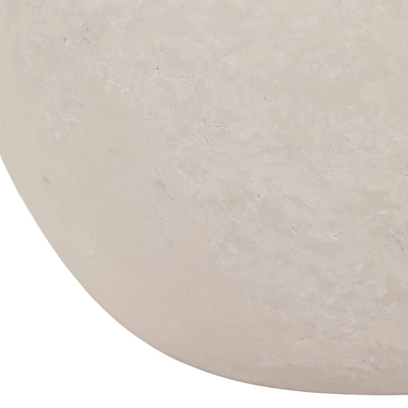 Pottery Vase with Woven Rattan Handle - Tall Flower Vase