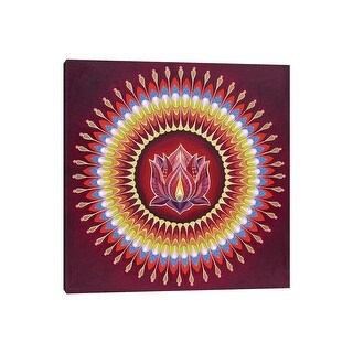 iCanvas "Red Lotus Mandala" by Diana Titova Canvas Print - Bed Bath ...