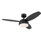 preview thumbnail 5 of 42, Westinghouse Alloy 52-Inch Indoor Ceiling Fan with LED Light Kit 42 Inches - Matte Black