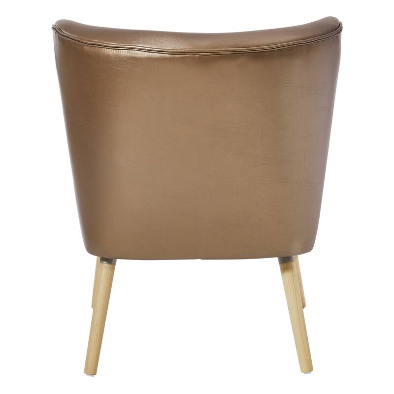 Amity Side Chair in Sizzle Pewter Fabric with Solid Wood Legs